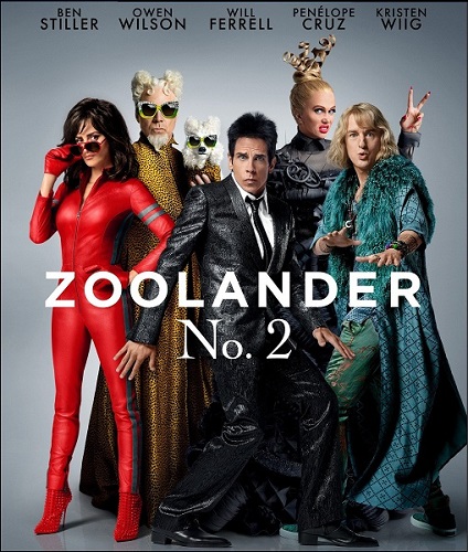 Обложка к игре Образцовый самец 2 / Zoolander 2 (2016) CAMRip