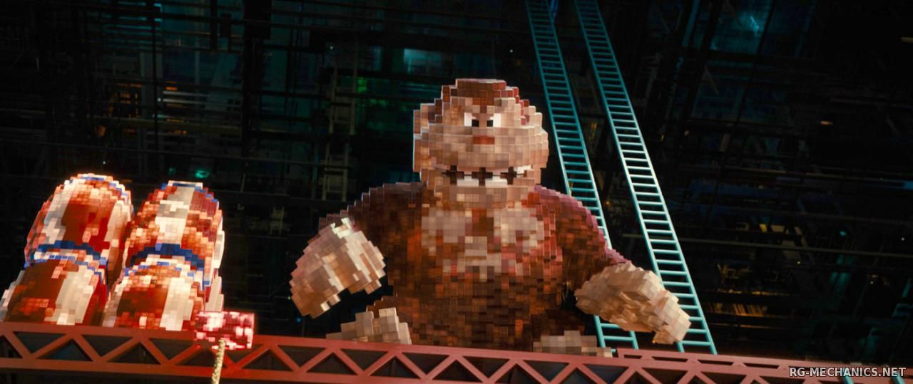 Скриншот к игре Пиксели / Pixels (2015) HDRip от Scarabey | Лицензия