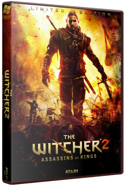 Обложка к игре Ведьмак 2: Убийцы Королей / The Witcher 2: Assassins of Kings [v 3.4] (2011) PC | RePack от Fenixx