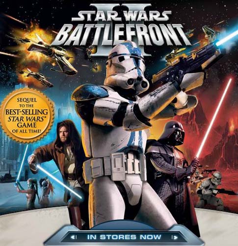 Обложка к игре Star Wars: Battlefront 2 (2005) PC