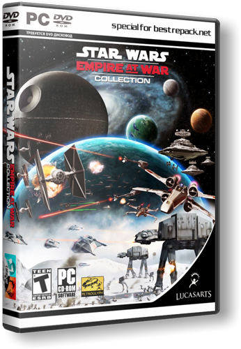 Обложка к игре Star Wars Empire At War Collection (2006) PC | Repack от R.G. Catalyst