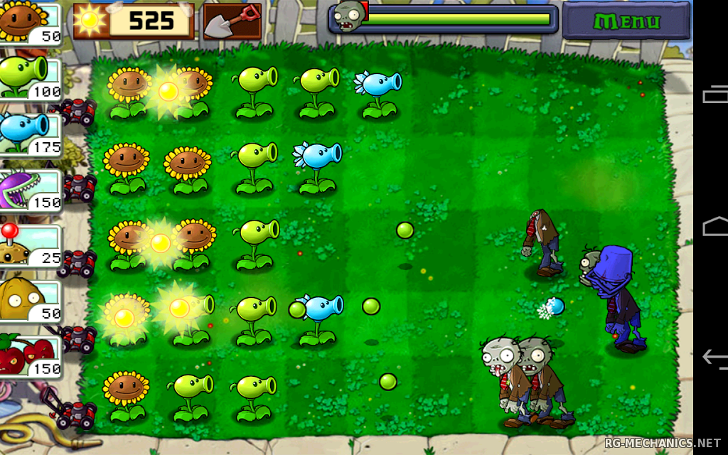 Скриншот к игре Растения против зомби / Plants vs. Zombies (2010) PC