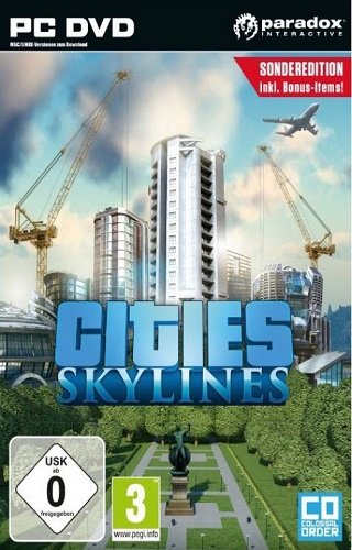 Обложка к игре Cities: Skylines - Deluxe Edition [v 1.4.1-f2] (2015) PC | Steam-Rip от Let'sРlay