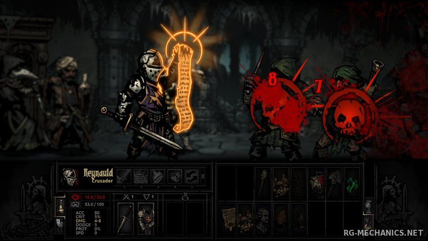 Обложка к игре Darkest Dungeon [Build 14620] (2016) PC | Лицензия