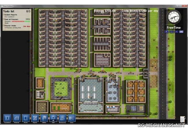 Обложка к игре Prison Architect [Update 7c + 1 DLC] (2015) PC | Лицензия